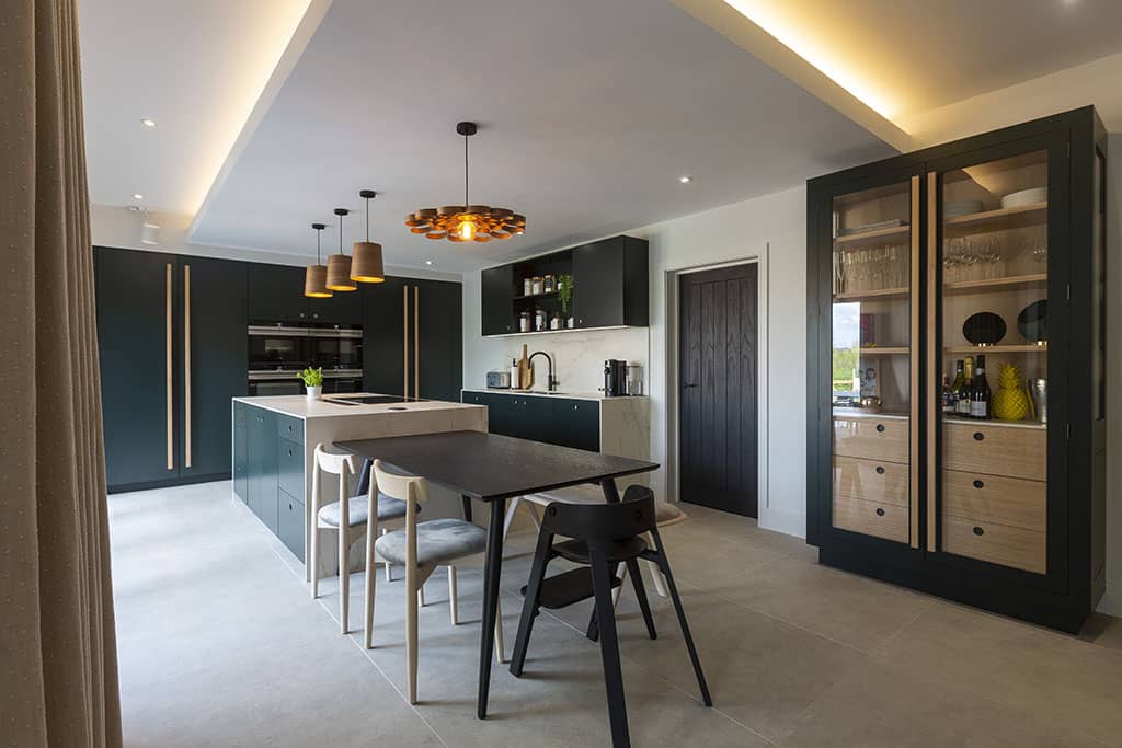 Modern kitchen Scandi-inspired design by Kestrel Kitchens