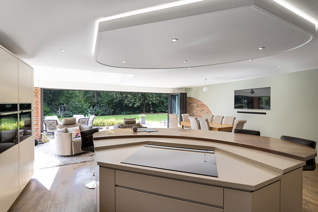Stunning open plan kitchen design - Hainford - Kestrel Kitchens