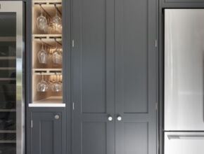 Concealed pantry door Kestrel Kitchens