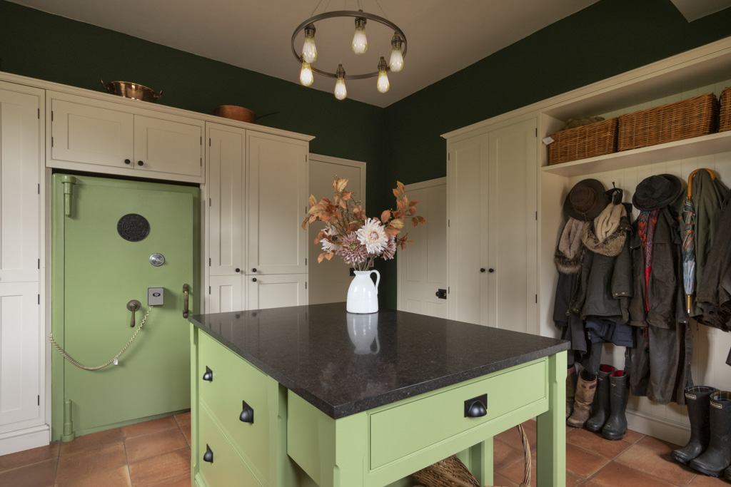 Bootroom in farrow and ball Yearbridge Green Bootroom in farrow and ball Yearbridge Green