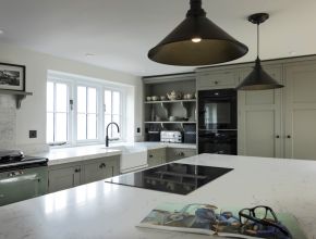 Caesarstone White Attica worktops