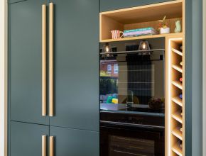 custom wine rack kestrel kitchens