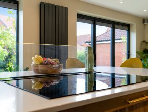 retractable extractor on centre island kestrel kitchens